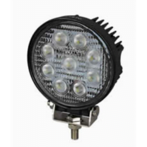 Durite 0-420-67 9 x 3W LED Work Lamp with 450mm Flying Lead - Black, 12/24V