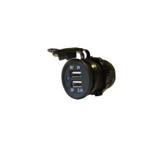 Durite 0-601-08 Twin USB Port Socket 12V/24V