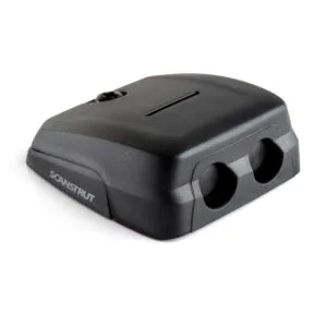 Scanstrut DS-HD10-BK Horizontal Double Cable Seal Black 6mm-10mm