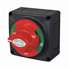 Durite DUR0-605-12 Rotary Marine Battery Isolator with Fixed Control Knob in Off Position - 550A 48V