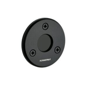 Scanstrut DS-LP-21A-BK Black Aluminium Low Profile Cable Seal - 4mm-9mm