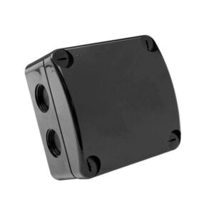 Unicrimp Black IP66 Weatherproof Enclosure QOE8553BLK