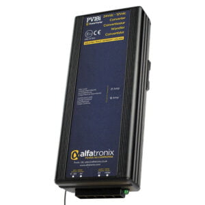 Alfatronix PV18i 24VDC to 12VDC Converter - Isolated Input to Output - 18A Continuous 21A Intermittent