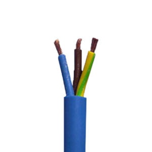 1.5mm 3 Core Arctic Blue Cable