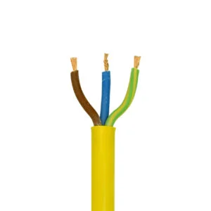 4.0mm 3 core Arctic Yellow Cable