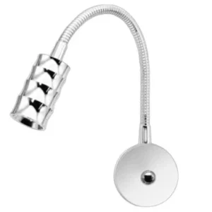 Aten Lighting Chrome Dimmable LED Reading Light Cool White