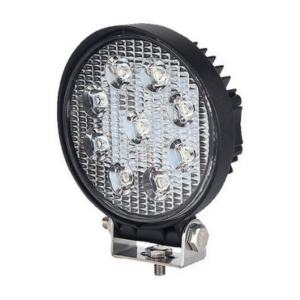 Durite DUR0-420-47 9 x 3W LED Work Lamp with 300mm Flying Lead - Black, 12V/24V, IP67