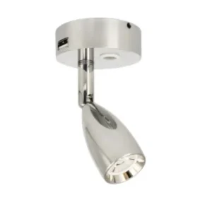 Aten Lighting 12V/ 24V Cool White LED Mini Chrome Reading Light with USB