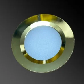 Aten Lighting LED Gold Slim Downlight Cool White Recess Mounted