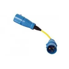Ratio Electric Adapter Cord 16A to 32A/250V - CEE Plug 16A/CEE Coupling 32A Victron Compatible