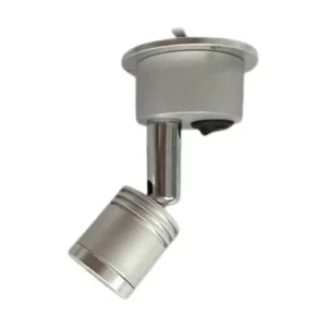 Aten Lighting Warm White LED Silver Reading Light Compact Design Switched Base 12V Low Voltage
