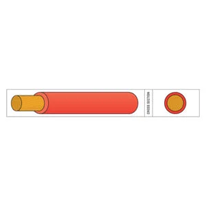AMC Extra Flexible PVC Battery Cable in Red - 25mm² 170A