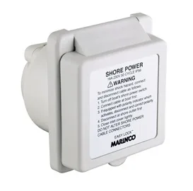 Marinco 301EL-BX 16A Inlet Plastic Square 230V