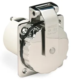 Marinco 303SSEL-B 30A 125V Inlet