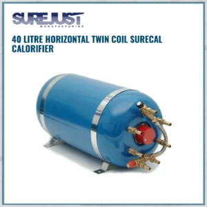 Surecal twin coil horizontal mount (40 litre) Calorifier HOR40TC