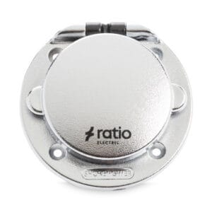 Ratio 16A Inlet - Polyamid Inlet Chrome Plated MP16-10-KX