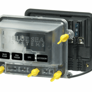 Blue Sea Systems 5056100 ST-Blade Water-Resistant Fuse Block With Manual Cover