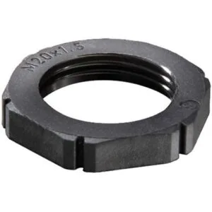 Wiska Hex Locknut 10061782 20mm Black